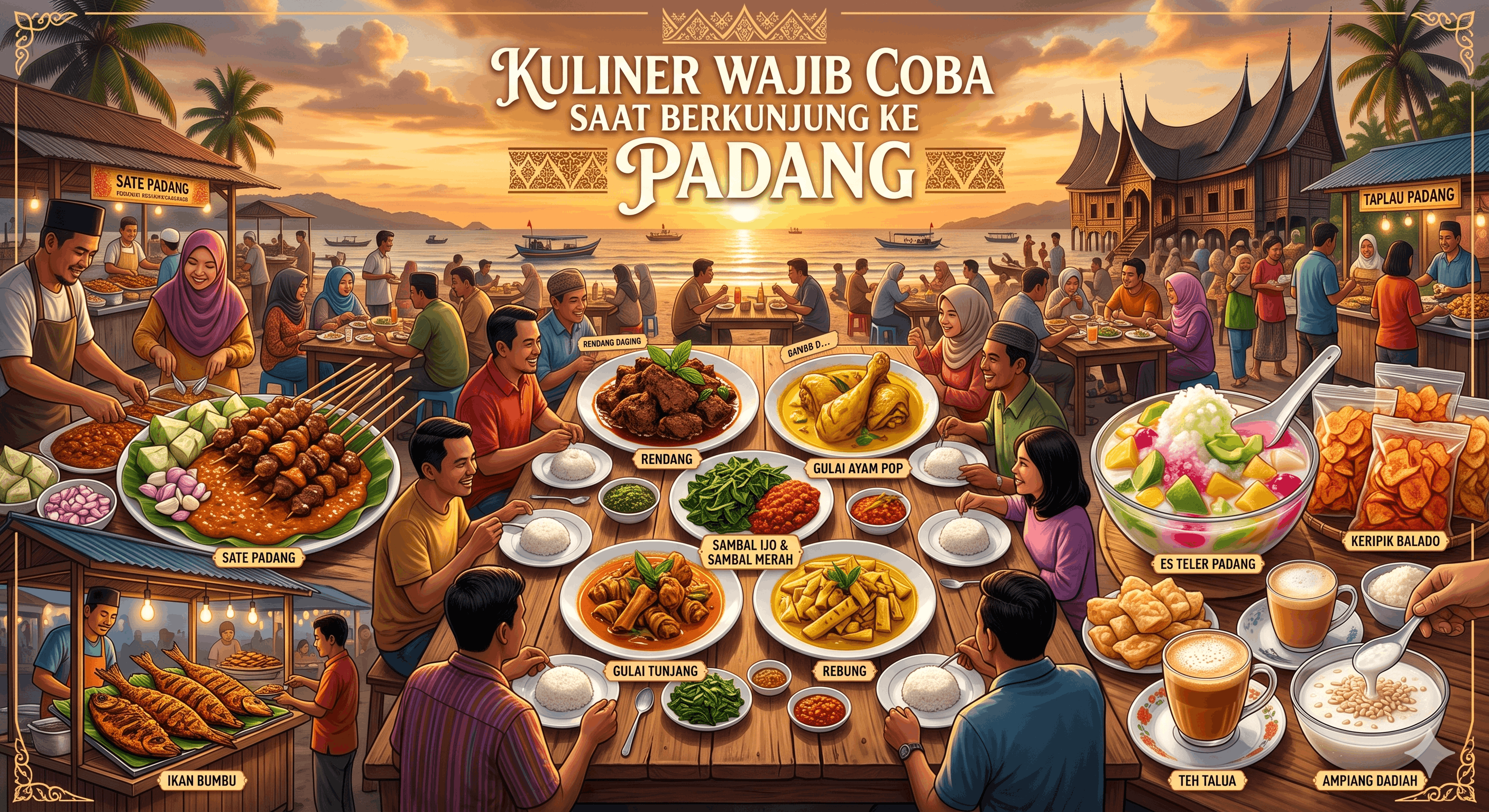 Kuliner Wajib Coba Saat Berkunjung ke Padang